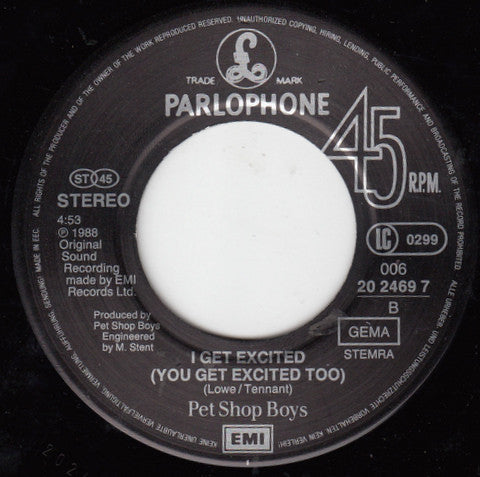 Pet Shop Boys : Heart (7&quot;, Single, Nei)