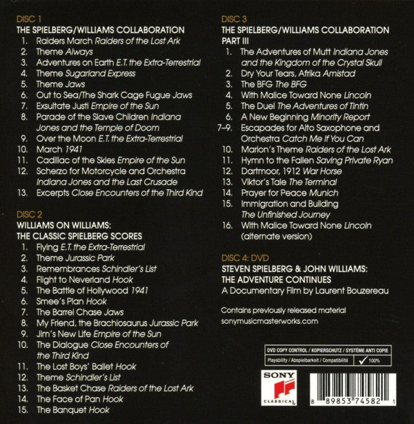 John Williams (4) / Steven Spielberg : The Ultimate Collection (3xCD, Comp + DVD, NTSC + Box)