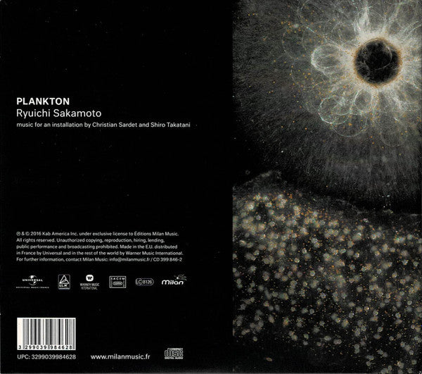 Ryuichi Sakamoto : Plankton (Music For An Installation By Christian Sardet And Shiro Takatani) (CD)