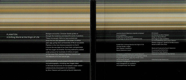 Ryuichi Sakamoto : Plankton (Music For An Installation By Christian Sardet And Shiro Takatani) (CD)
