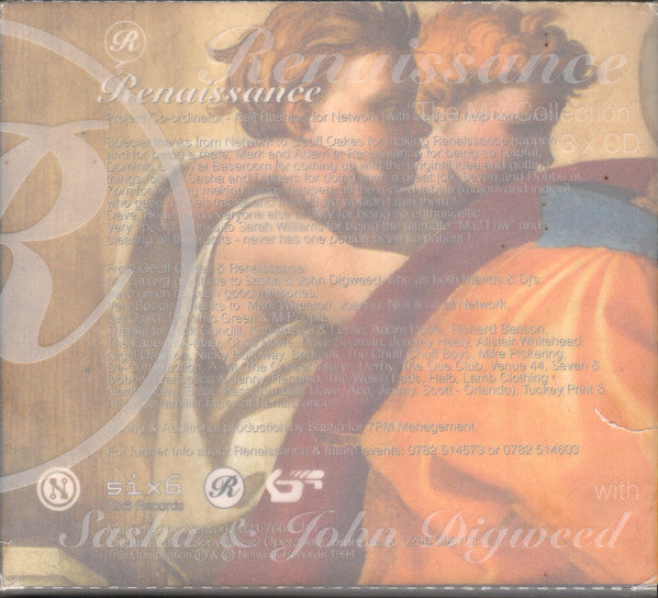 Sasha &amp; John Digweed : Renaissance: The Mix Collection (3xCD, Mixed, May)