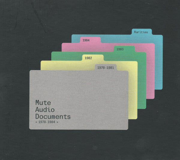 Various : Mute Audio Documents «1978 - 1984» (Box, Ltd + 2xCD, Comp + 2xCD, Comp + 2xCD, Comp + )