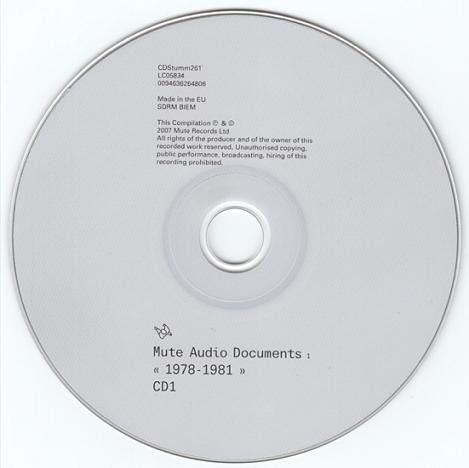 Various : Mute Audio Documents «1978 - 1984» (Box, Ltd + 2xCD, Comp + 2xCD, Comp + 2xCD, Comp + )