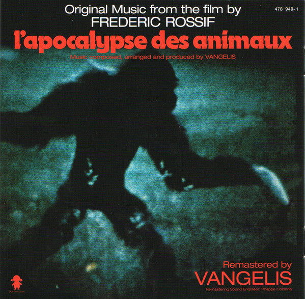 Vangelis : L'Apocalypse Des Animaux (CD, Album, RE, RM, Dig)