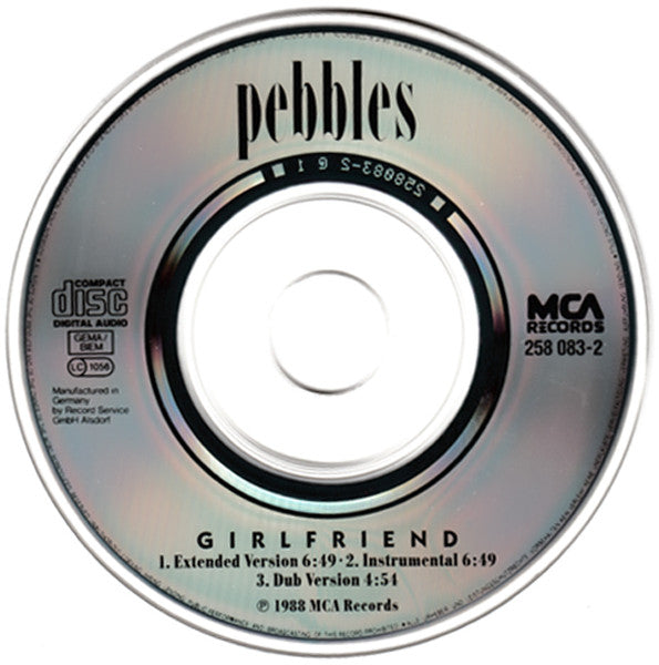 Pebbles : Girlfriend (CD, Mini, Single)