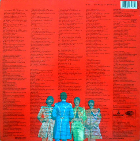 The Beatles : Sgt. Pepper&#39;s Lonely Hearts Club Band (LP, Album, RE, RP)