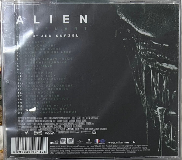 Jed Kurzel : Alien: Covenant (CD, Album)