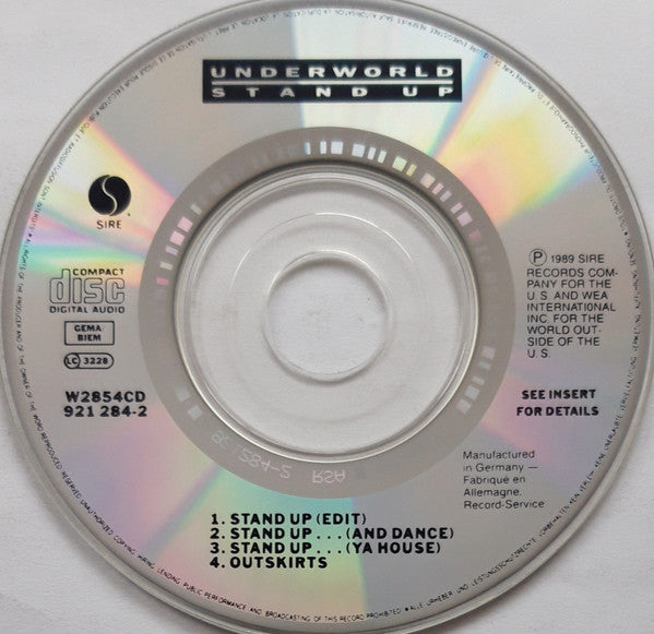 Underworld : Stand Up (CD, Mini, Single)