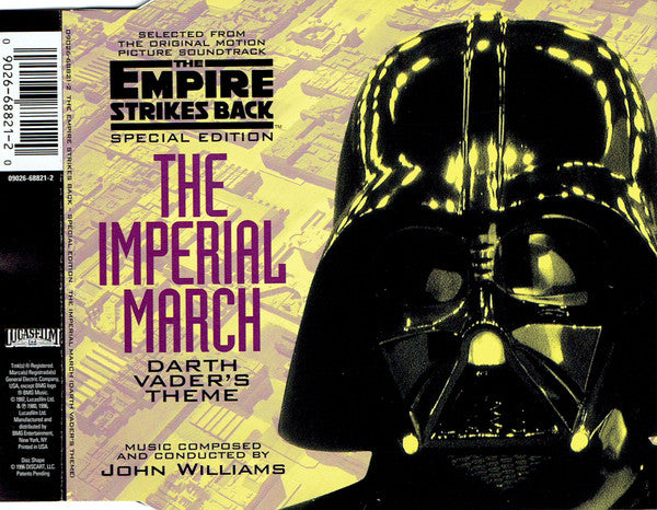 John Williams (4) : The Imperial March (Darth Vader's Theme) (CD, Mini, Shape, Single, Ltd)