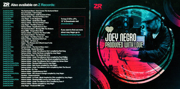 Joey Negro : Produced With Love (CD, Album + CD, Comp)