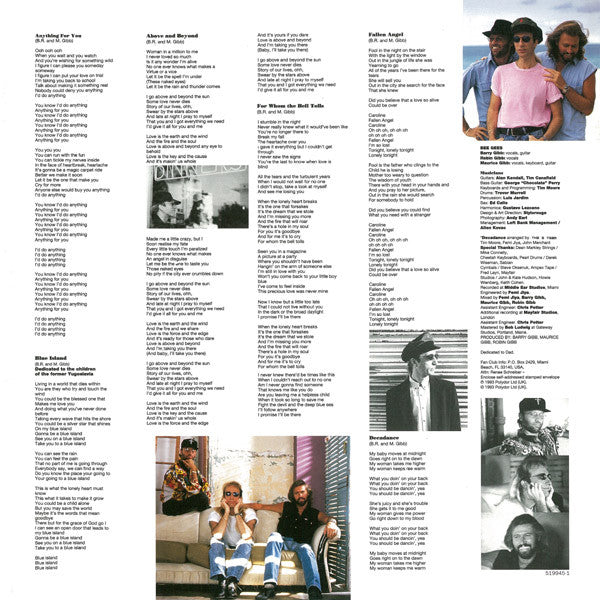 Bee Gees : Size Isn't Everything (LP, Album)
