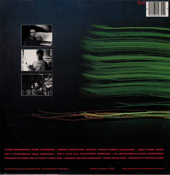 Rainer Brüninghaus, Markus Stockhausen, Fredy Studer : Continuum (LP, Album)