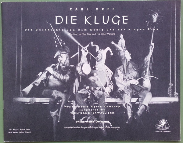 Carl Orff : Die Kluge The Story Of The King And The Wise Woman (2xLP + Box)