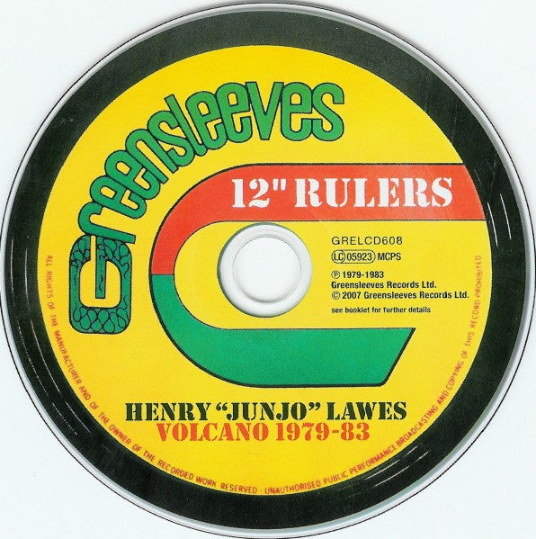 Henry &quot;Junjo&quot; Lawes : Greensleeves 12&quot; Rulers - Volcano 1979-83 (CD, Comp)