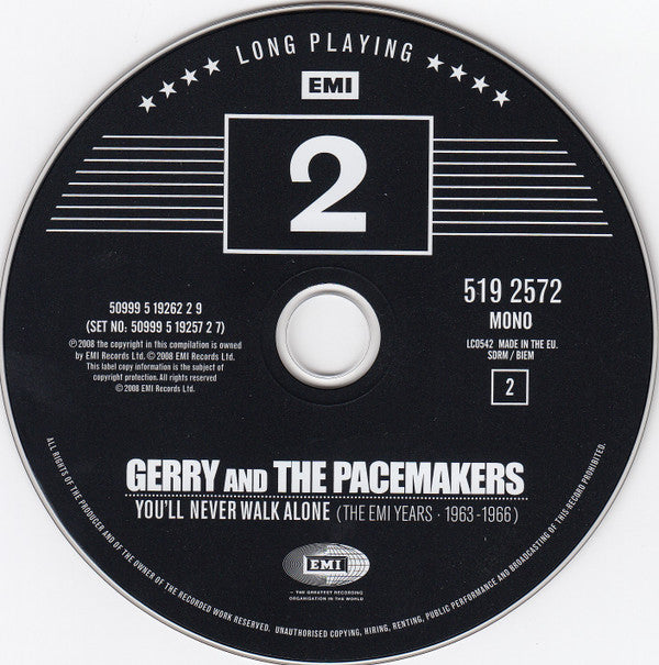 Gerry &amp; The Pacemakers : You'll Never Walk Alone (The EMI Years 1963-1966) (4xCD, Comp, Mono)