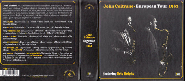 John Coltrane : European Tour 1961 (7xCD, Comp + Box)