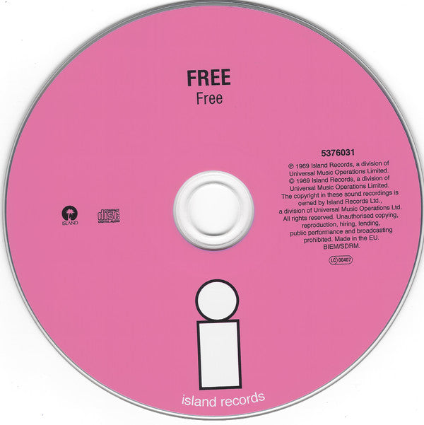 Free : 5 Classic Albums (CD, Album, RE, RM + CD, Album, RE, RM + CD, Album,)