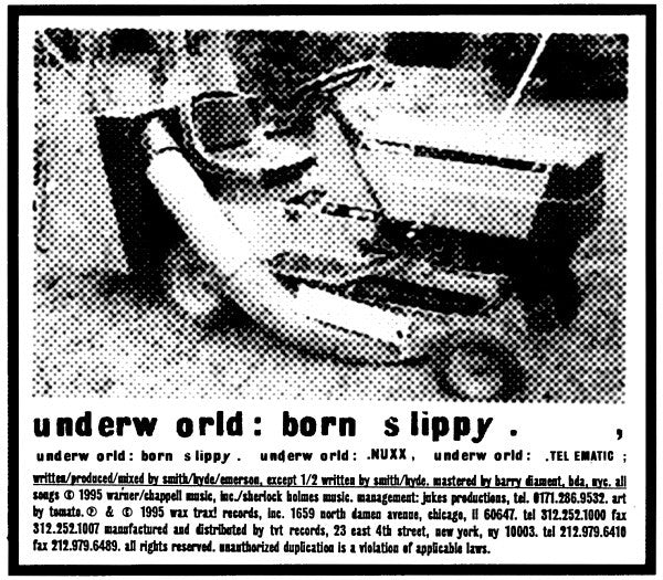 Underworld : Born Slippy (CD, Maxi, P/Mixed)