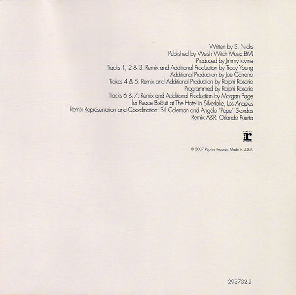 Stevie Nicks : Stand Back (CD, Maxi, Ltd)