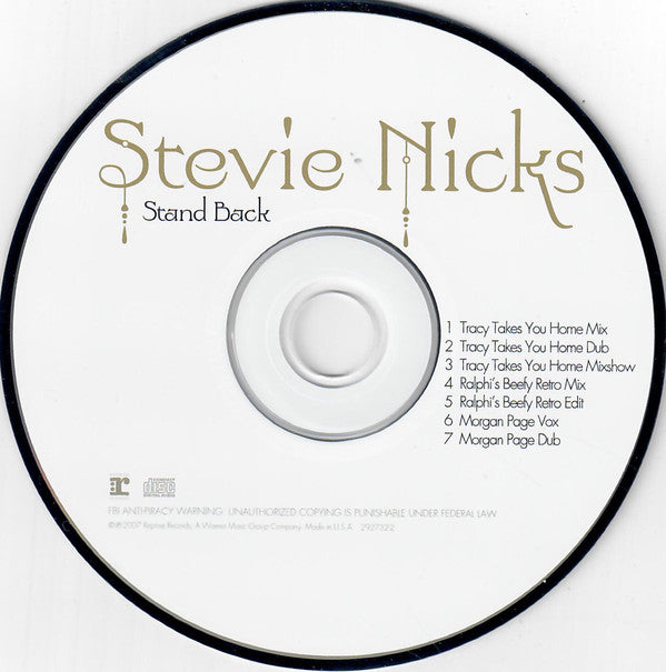 Stevie Nicks : Stand Back (CD, Maxi, Ltd)