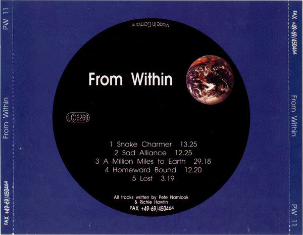 From Within : From Within (CD, Album, Ltd)