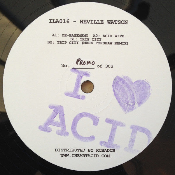 Neville Watson : I Love Acid 016 (12", EP, Ltd, Num, 180)