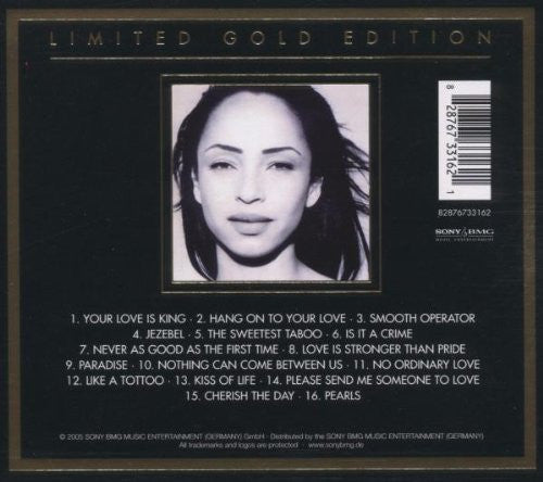 Sade : The Best Of Sade (CD, Comp, Ltd, RE, Gol)