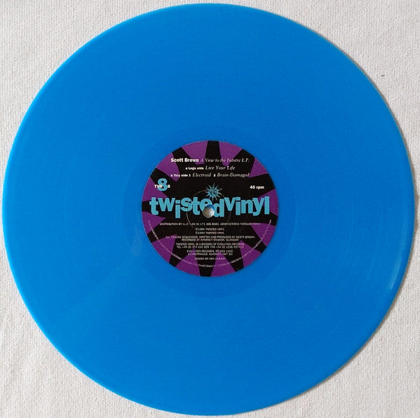 Scott Brown : A View To The Future EP (12", EP, Blu)