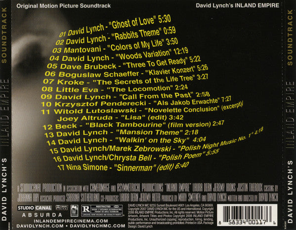 Various : David Lynch's Inland Empire Soundtrack (CD, Album)