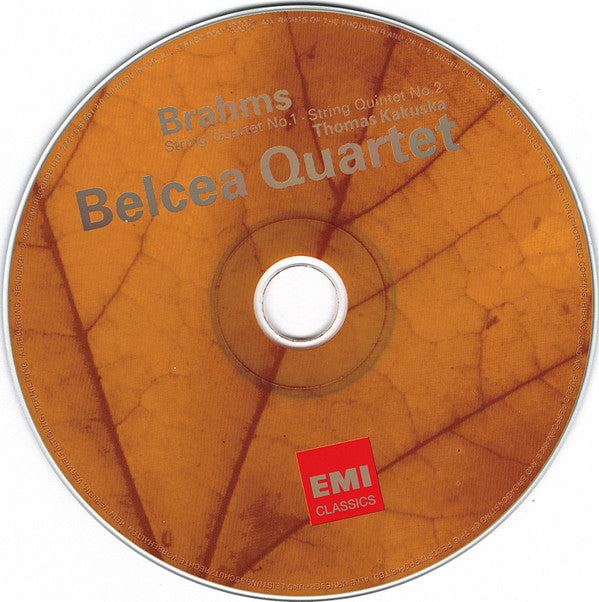 Brahms* : Belcea Quartet, Thomas Kakuska : String Quartet No.1 / String Quintet No.2 (CD)