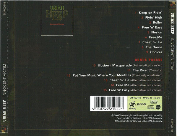 Uriah Heep : Innocent Victim (CD, Album, Dlx, RE, RM, RP, Exp)