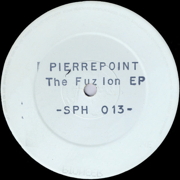 Pierre Point : The Fuzion EP (12&quot;, EP, W/Lbl, Sta)