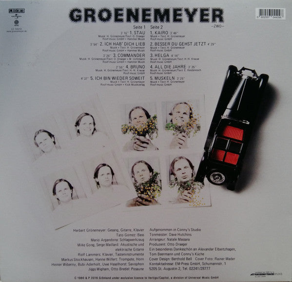 Herbert Grönemeyer : Zwo (LP, Album, RE, RM)