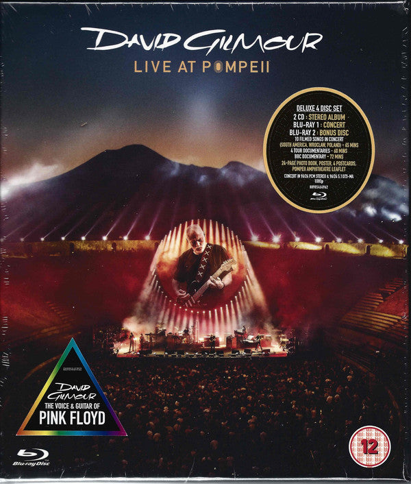 David Gilmour : Live At Pompeii (2xCD, Album + 2xBlu-ray, Multichannel, DTS + Box, )