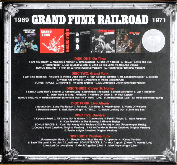 Grand Funk Railroad : Trunk Of Funk Vol 1 (Box, Comp + 6xCD, Album)