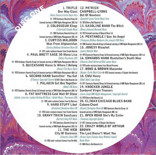 Various : One Way Glass (Dancefloor Prog, Brit Jazz &amp; Funky Folk 1968-1975) (3xCD, Comp + Box)