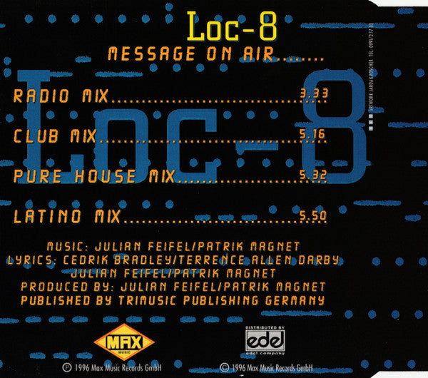 Loc-8 : Message On Air (CD, Maxi)