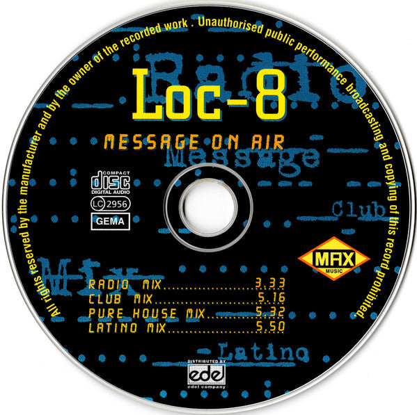 Loc-8 : Message On Air (CD, Maxi)