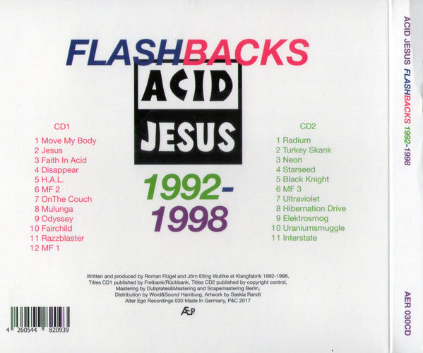 Acid Jesus : Flashbacks 1992-1998 (2xCD, Comp)