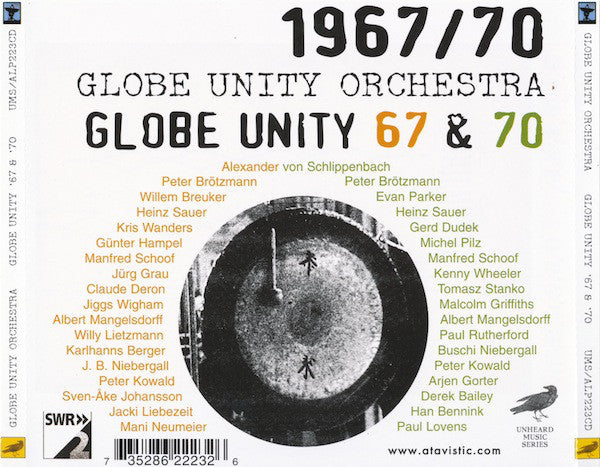 Alexander Von Schlippenbach / Globe Unity Orchestra : Globe Unity 67 &amp; 70 (CD, Album)