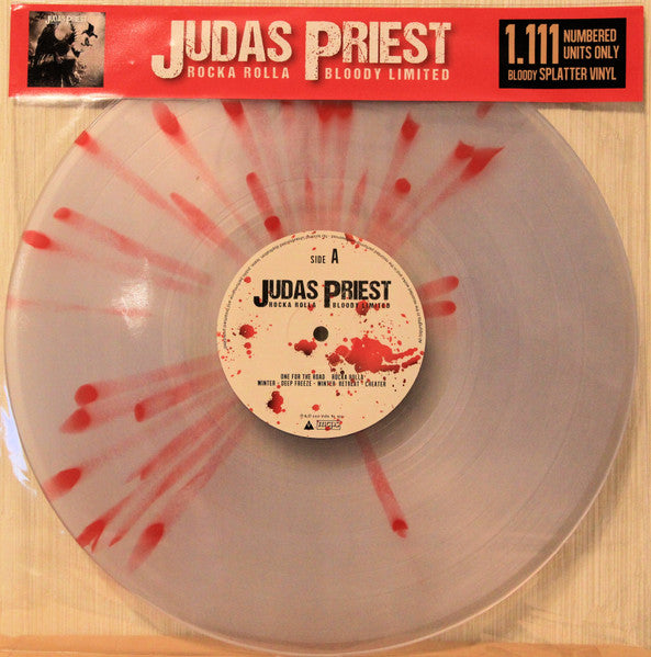 Judas Priest : Rocka Rolla (LP, Album, Ltd, Num, RE, S/Edition, Tra)