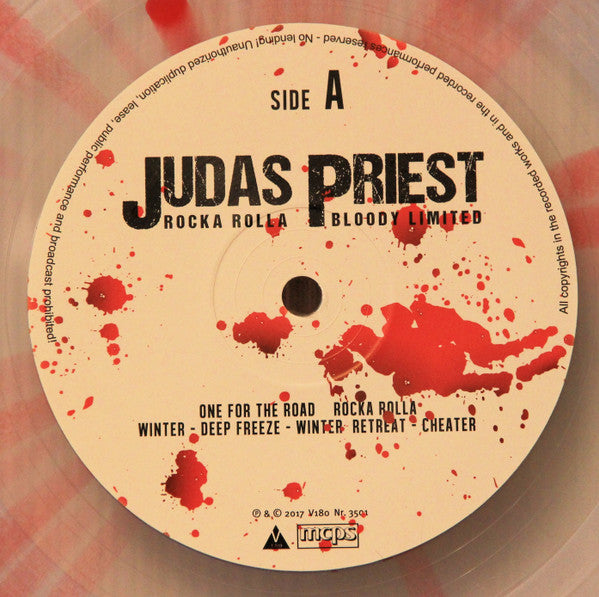 Judas Priest : Rocka Rolla (LP, Album, Ltd, Num, RE, S/Edition, Tra)