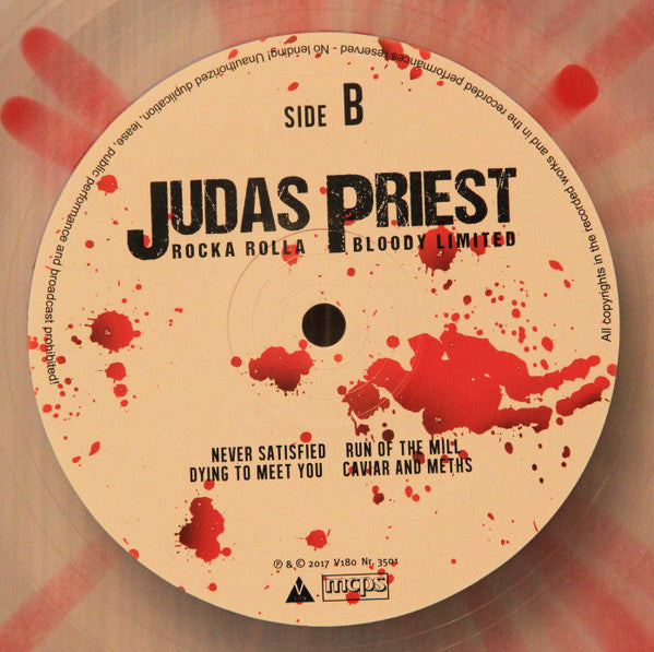 Judas Priest : Rocka Rolla (LP, Album, Ltd, Num, RE, S/Edition, Tra)