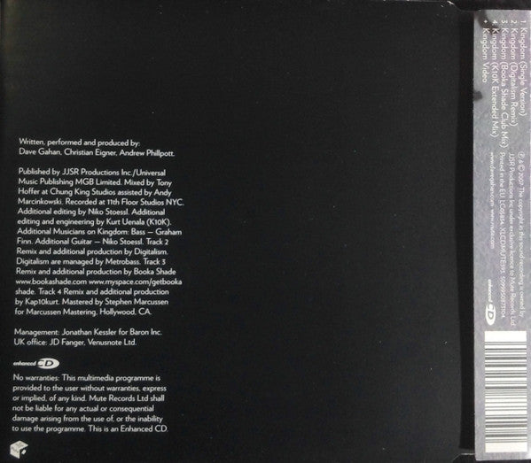 Dave Gahan : Kingdom (CD, Single, Enh)
