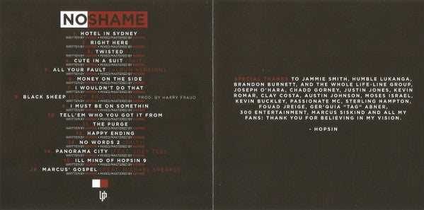 Hopsin : No Shame (CD, Album)