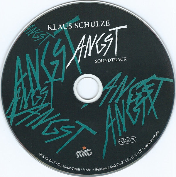 Klaus Schulze : Angst (CD, Album, RE)