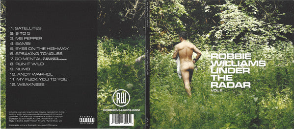 Robbie Williams : Under The Radar Vol 2 (CD, Album)
