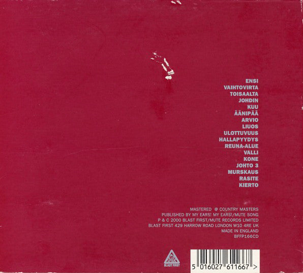 Pan Sonic : Aaltopiiri (CD, Album)