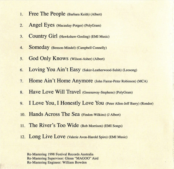 Olivia Newton-John : Long Live Love (CD, Album, RE, RM)