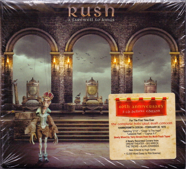 Rush : A Farewell To Kings (40th Anniversary) (CD, Album, RE, RM + 2xCD + Dlx)